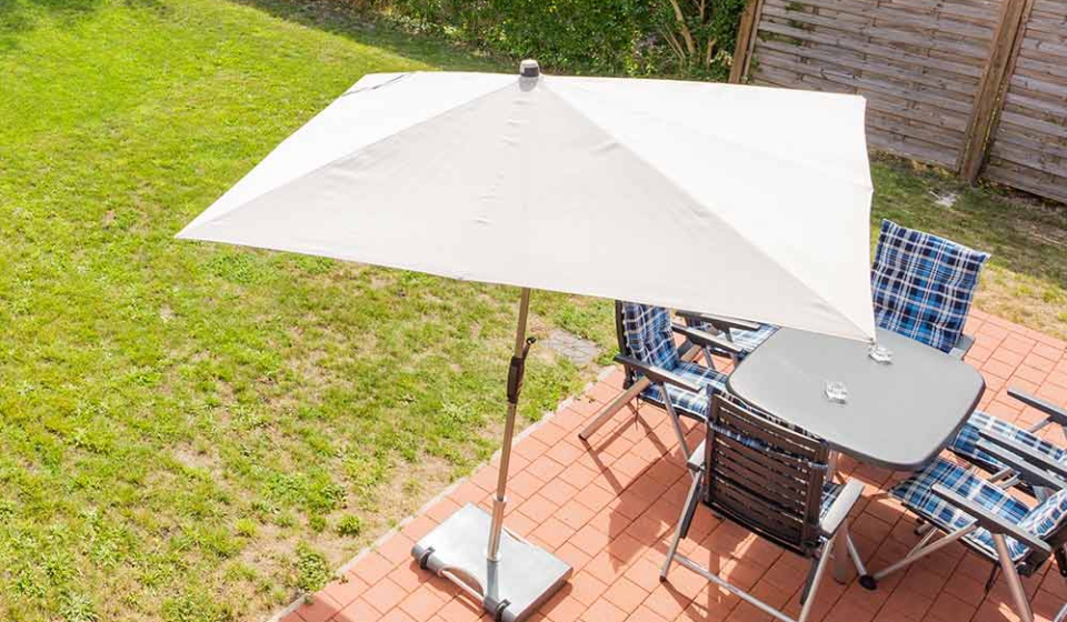 Langeoog Garten Sonnenschirm